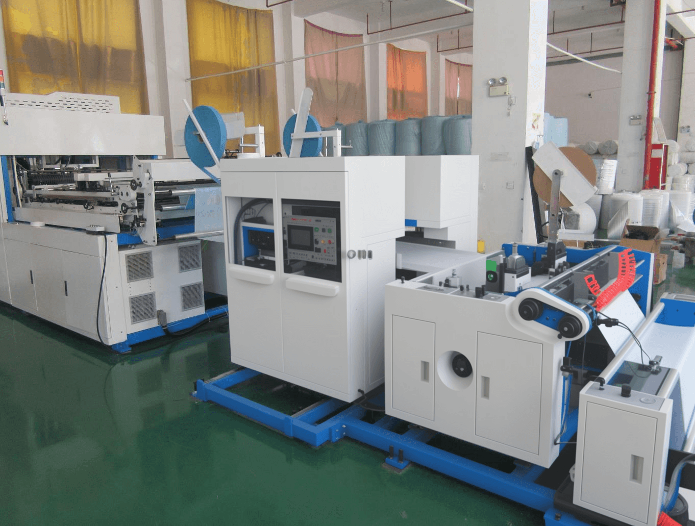 Close-up of packaging bag material